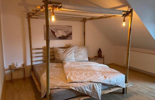 Radebeul Apartamento | Bambus, Jungle, Dachterrasse & bequem bis Zentrum