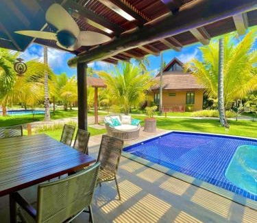 Praia dos Carneiros Casa | Bangalô Beira-mar, Piscina privativa, 5 quartos, Eco Resort