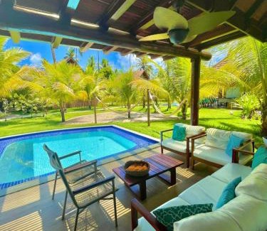 Praia dos Carneiros Casa | Bangalô Beira-mar, Piscina privativa, 5 quartos, Eco Resort