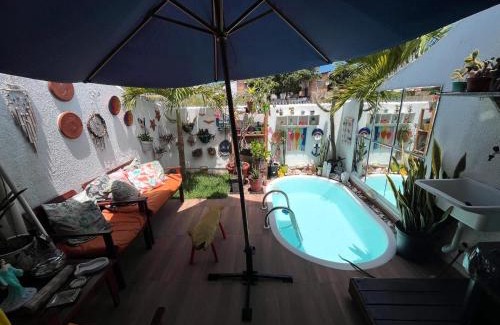 Tamandare Casa | Bangalô térreo, com quintal e piscina privativos