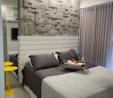 Setor Bueno Apartamento | Banho de Lua - Jacuzzi com vista p/Pq. Vaca Brava