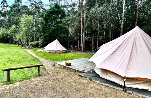 Alonnah Alquiler De RV | Base Glamp Bruny - Near Hotel Bruny, heated tents