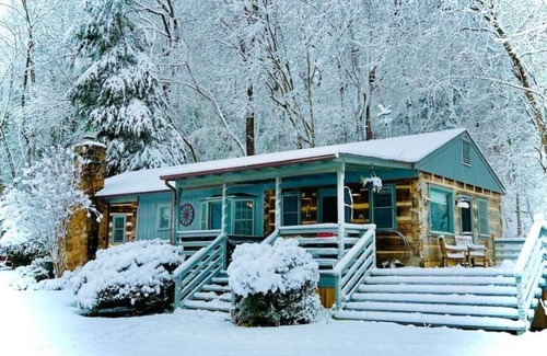 Luray Apartamento | Riverfront Cabin! Kayaks, Farm, Trail & Campfires