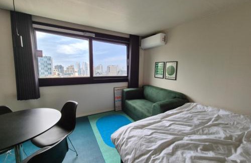 Busanjin Apartamento | BAUM HAUS Licensed Jeonpo Center 2BR Elevator 3min Stn