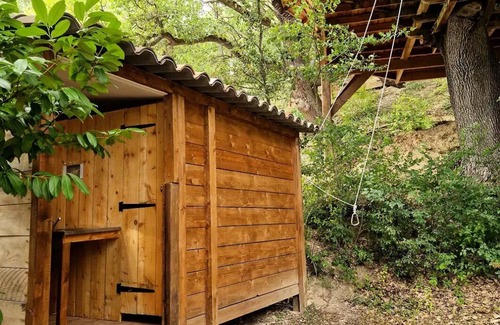 Esparron-de-Verdon Cabina | Baumhaus 24m² 1 Schlafzimmer - mit Toiletten 2 bis 4 Personen - 2 Personen. im Preis inbegriffen