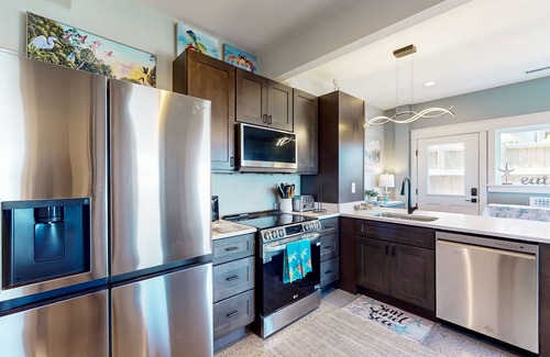 Colington Harbour Condominio | Bay-view 1BR with outdoor shower and fishing access