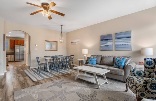 Sun Ridge Casa | Bayside Resort townhome with WiFi, balconies, fireplace, onsite pools, & hot tub