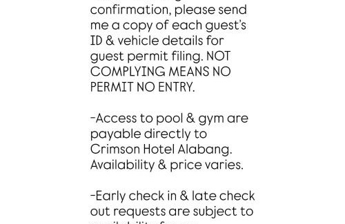 Alabang Apartamento | BBricks Alabang Beside Festival Mall