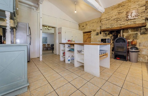Armillac Casa | Muy tranquilo situado hermosa casa de vacaciones con piscina privada y hermosa vista
