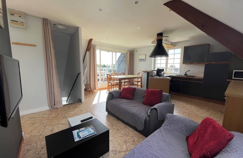 Fouesnant Apartamento | BEACH 300m away-CONFORT-WIFI-TERRACE SEA VIEW-PRIVATE PARKING