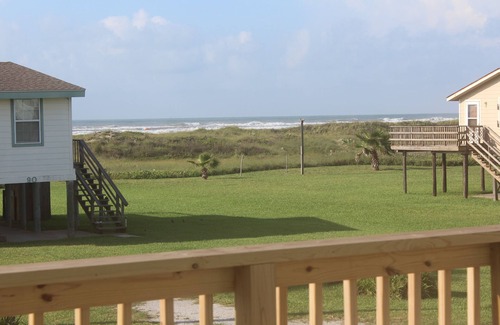Matagorda Casa | Linda y acogedora cabaña en la playa con fantásticas vistas al golfo, TV vía satélite y mascotas