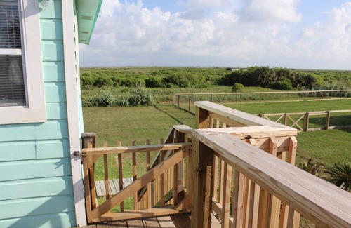 Matagorda Casa | Linda y acogedora cabaña en la playa con fantásticas vistas al golfo, TV vía satélite y mascotas