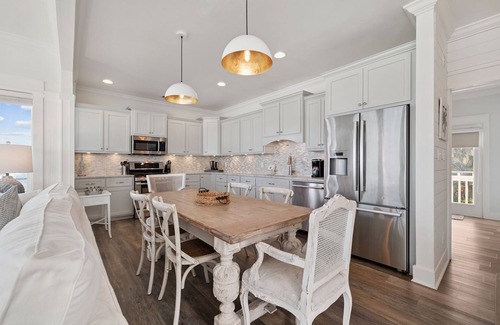 Santa Rosa Beach Casa | New Listing! Beach Front! Hot Tub! Panoramic Views of the Gulf! 3 Adult Bikes! Grill!