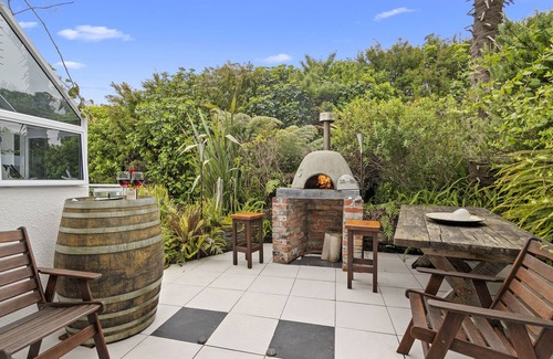 Kaiteriteri Cabaña | Frente a la playa, Palms Beach House - Kaiteriteri Holiday Home
