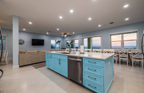 Indian Shores Casa | Beach Front Paradise is a Brand New Construction 7 Bedroom with POOL and Hot tub sleeps 18