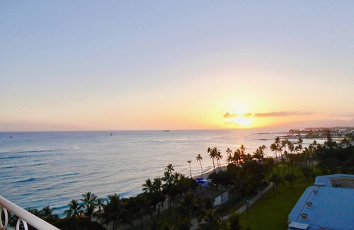 Waikiki Condominio | Estudio frente a la playa con espectaculares vistas al mar