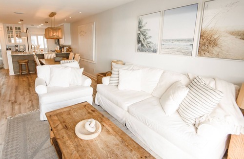 Seagrove Beach Casa | Beach Front Townhome on the Gulf! Huge Deck, Heated Pool