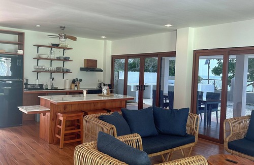 Maria Casa | Beach front Villa w/garden and outdoor kitchen,