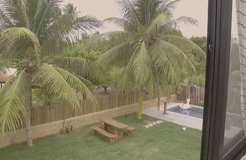 Porto de Pedras Casa | Casa de playa con piscina y área de recreación completa. 30 metros del mar!