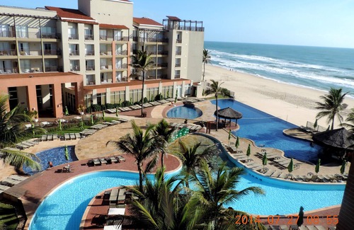 Porto das Dunas Apartamento | APARTAMENTO BEACH PARK RESORT "PIE EN LA ARENA" AMUEBLADO PARA 6 PERSONAS