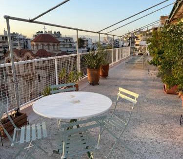 Palaio Faliro Apartamento | Beach rooftop Athens Riviera