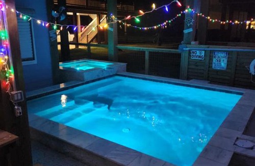 Port Bolivar Casa | Beach Sands 1 New Build Private Pool/Hot Tub