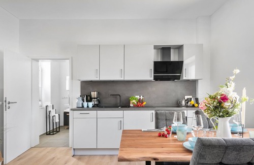 Gelting Apartamento | Beach shell - ground floor, terrace, garden furniture, barbecue, parking space, shower room, TV