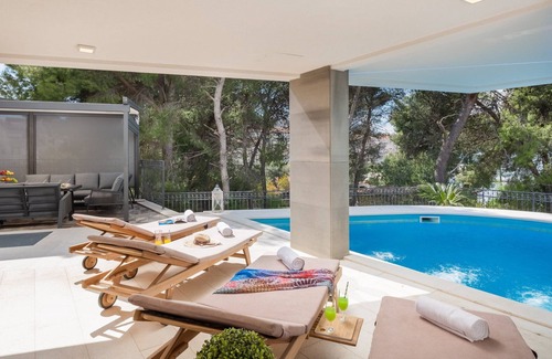 Okrug Gornji Apartamento | Beach Villa Valentina Penthouse