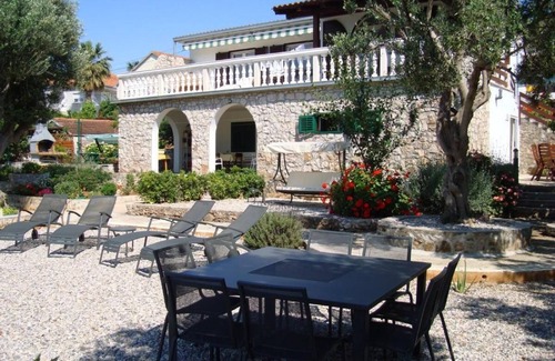 Okrug Gornji Villa | Línea de costa moderna villa de 4 hab con vistas panorámicas al mar. 10 kilometros del aeropuerto derramada.