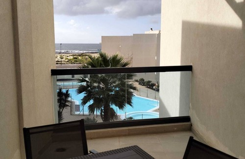 El Cotillo Apartamento | Beachfront apartment, with sea and pool view, in El Cotillo, Fuerteventura