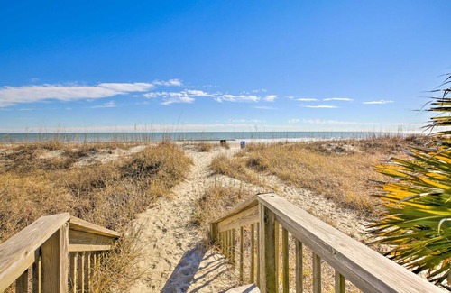 Myrtle Beach Apartamento | Beachfront Condo with Resort Perks in Myrtle Beach!