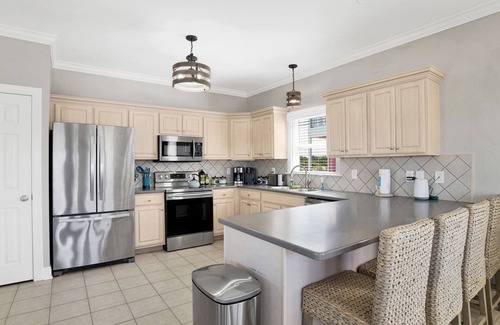 Southpointe Casa | Beach & Pool 50 steps away! Private Ft Morgan area! 4 Square and Outdoor Dining!