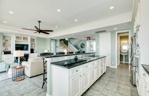 Sandhill Shores Casa | Beachfront Luxury w/ Elevator, 5 Suites, 10 Decks+Patio, Private Walkover