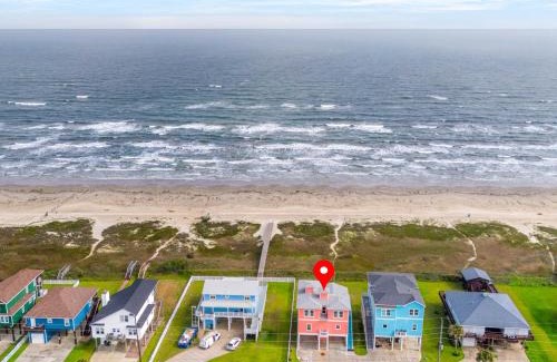 Galveston Casa | Beachfront Million Dollar Views 2 King Beds Big Tv