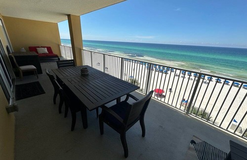 West Panama City Beach Condominio | ⭐Beachfront Views-Oversized Balcony-Pool-Tropic Winds 503⭐