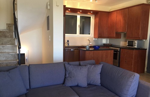 Neapoli Villa | Villa frente al mar con vistas panorámicas al agua! Con AC y WiFi