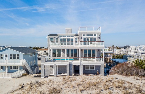 South Beach Haven Casa | Beachfront with in-deck saltwater pool, panoramic views and private beach access