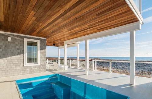 South Beach Haven Casa | Beachfront with in-deck saltwater pool, panoramic views and private beach access