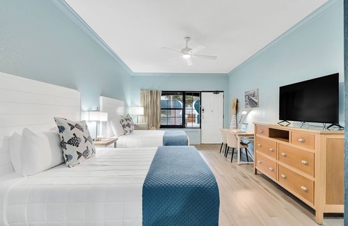 Crystal Beach Hotel | Beachside Inn / A pasos de la playa! / 2 camas Queen