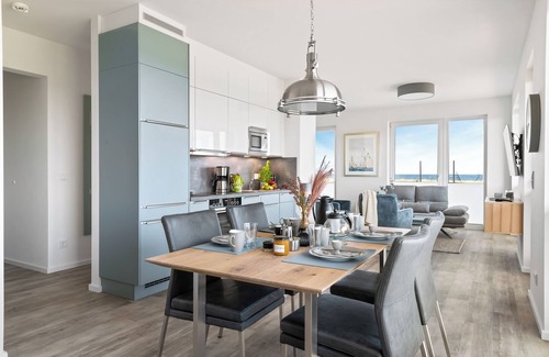 Olpenitz Apartamento | "BeachTerraceFour" vacation apartment on the beach with sun terrace, sauna & sea view