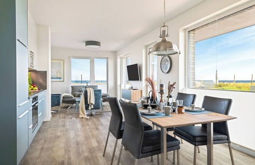 Olpenitz Apartamento | "BeachTerraceFour" vacation apartment on the beach with sun terrace, sauna & sea view