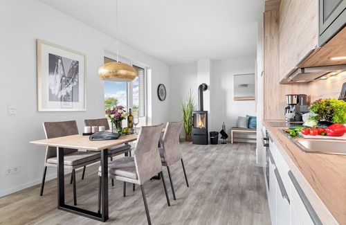 Olpenitz Apartamento | "BeachTerraceTwo" vacation apartment on the beach with sun terrace, sauna & sea view