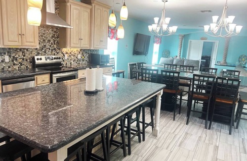 South Padre Island Casa | ¡GRAN REUNIÓN FAMILIAR!, 8HAB / 10BA, VISTA A LA PLAYA,, MESA DE BILLAR, PISCINA CLIMATIZADA / JACUZZ
