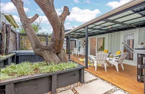 Foxton Beach Casa | Beachy Bach - ¡con piscina de spa caliente!