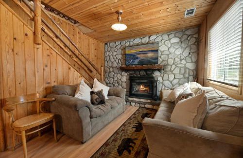 Big Bear Lake Casa | Bear Pause -Walk to lake and Alpine Slides! Beautiful knotty pine interior!