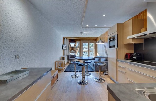 Val-d'Isere Apartamento | Beau deux pièces skis aux pieds
