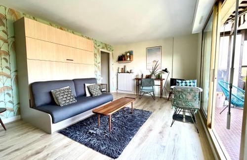Deauville City Centre Apartamento | Beau studio terrasse vue jardin - à 2 pas de la mer