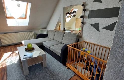 Lutherstadt Wittenberg Apartamento | hermoso apartamento en el último piso con vista a los prados del Elba