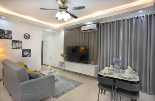 Sakumono Apartamento | Beautiful 2-bedroom apartment with AC in Sakumono
