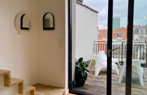 Chatelain Apartamento | Beautiful 2 bedroom duplex in le Châtelain